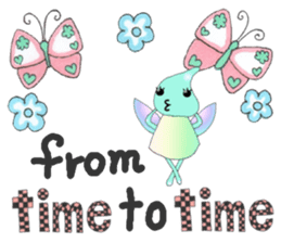Fairy butterfly sticker #7050115