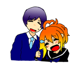 Everyday of Original characters sticker #7050169