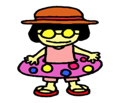 japanese girlM2 sticker #7050906