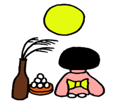 japanese girlM2 sticker #7050909