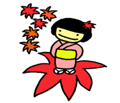 japanese girlM2 sticker #7050916