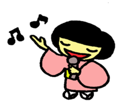 japanese girlM2 sticker #7050926