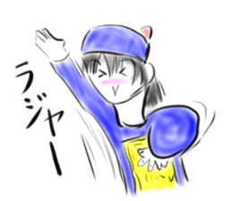 A lovely Chinese girl's ghost 3 sticker #7051578