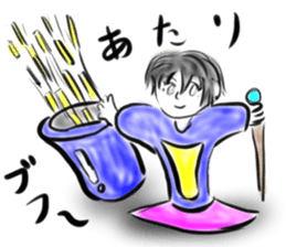 A lovely Chinese girl's ghost 3 sticker #7051582