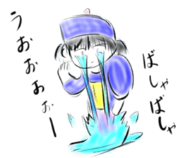 A lovely Chinese girl's ghost 3 sticker #7051595