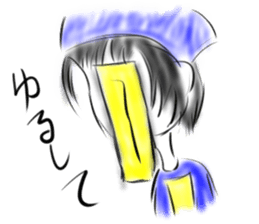 A lovely Chinese girl's ghost 3 sticker #7051596