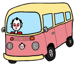 Kabuki Boy sticker #7051609