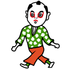 Kabuki Boy sticker #7051610
