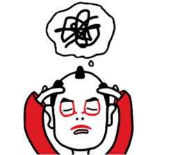 Kabuki Boy sticker #7051615
