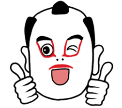 Kabuki Boy sticker #7051617