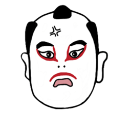 Kabuki Boy sticker #7051620