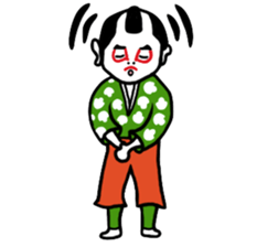 Kabuki Boy sticker #7051621
