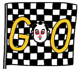 Kabuki Boy sticker #7051624