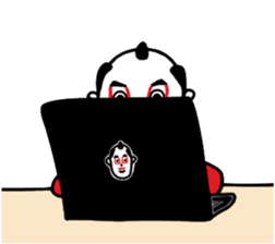Kabuki Boy sticker #7051625