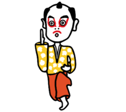 Kabuki Boy sticker #7051626