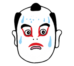 Kabuki Boy sticker #7051633