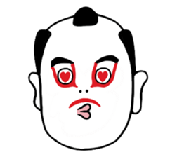 Kabuki Boy sticker #7051643