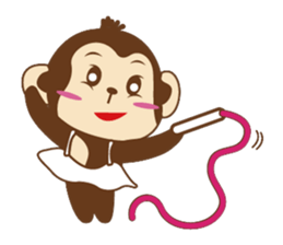 Happy Saru sticker #7051769