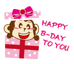 Happy Saru sticker #7051771