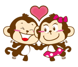 Happy Saru sticker #7051783