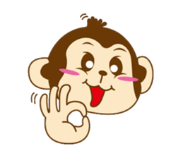 Happy Saru sticker #7051785