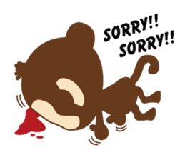 Happy Saru sticker #7051787