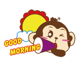 Happy Saru sticker #7051789