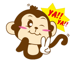 Happy Saru sticker #7051790