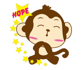 Happy Saru sticker #7051794