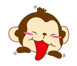 Happy Saru sticker #7051801