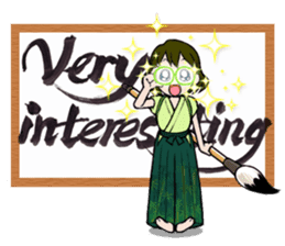 Joshi shodou-bu 2nd(English Ver.) sticker #7052252