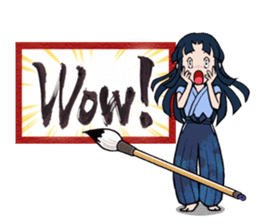 Joshi shodou-bu 2nd(English Ver.) sticker #7052255