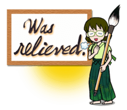 Joshi shodou-bu 2nd(English Ver.) sticker #7052269