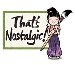 Joshi shodou-bu 2nd(English Ver.) sticker #7052270