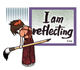 Joshi shodou-bu 2nd(English Ver.) sticker #7052277