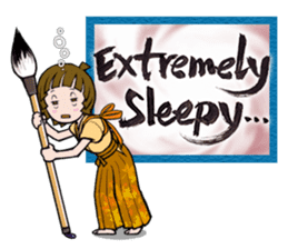 Joshi shodou-bu 2nd(English Ver.) sticker #7052286