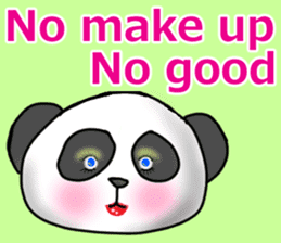Lady Panda part3 sticker #7052496