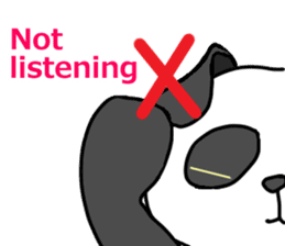 Lady Panda part3 sticker #7052511