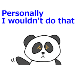 Lady Panda part3 sticker #7052518