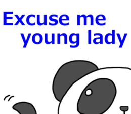 Lady Panda part3 sticker #7052520