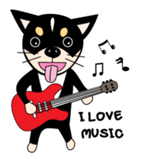 Music Little Dog sticker #7052554