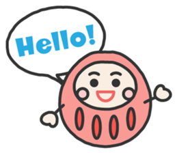 English daruma doll sticker #7052888