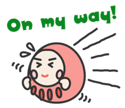 English daruma doll sticker #7052908