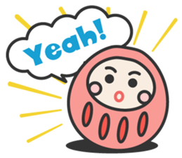 English daruma doll sticker #7052919