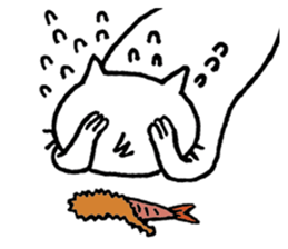 Free time cat sticker #7053251