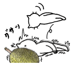 Free time cat sticker #7053253