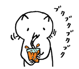 Free time cat sticker #7053257