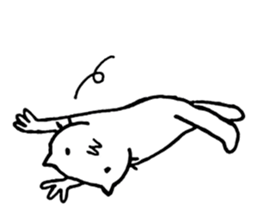 Free time cat sticker #7053265