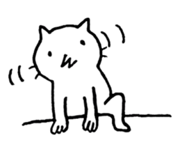 Free time cat sticker #7053267