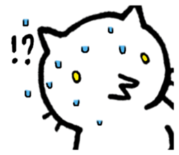 Free time cat sticker #7053274